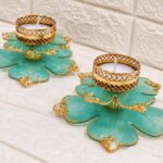 Resin Flower Diye 2 Piece