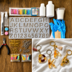 DIY Alphabet Keychain Kit With Drill Machine