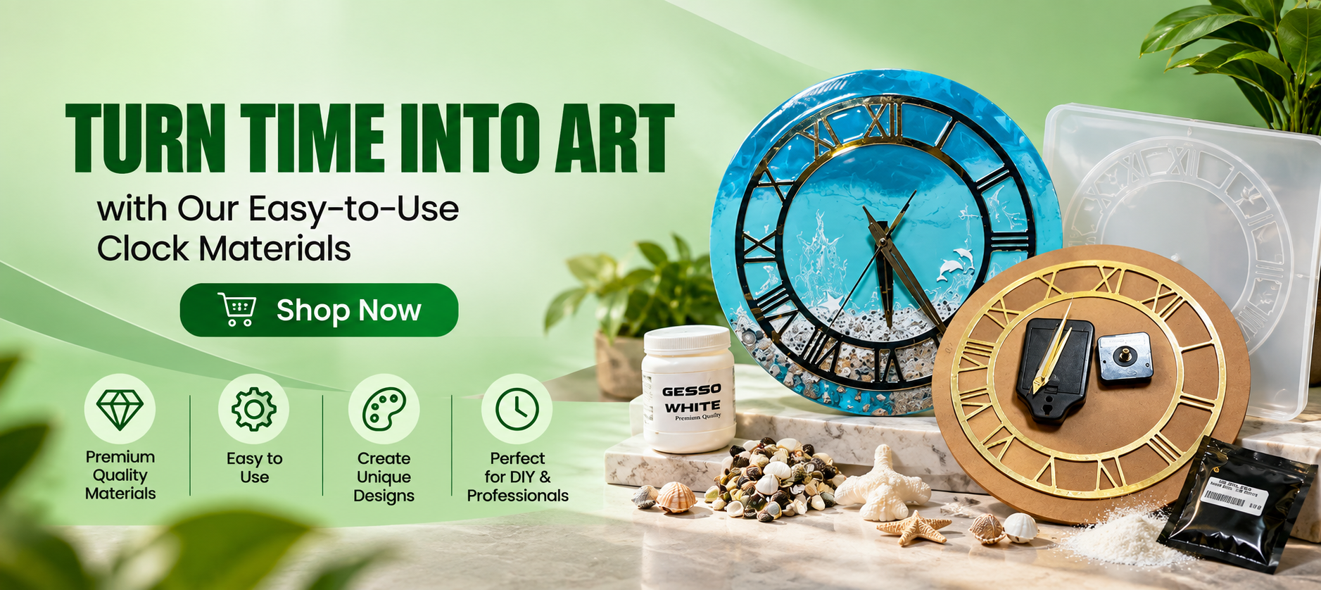 Turn Time Into Art_ DIY Clock Kit